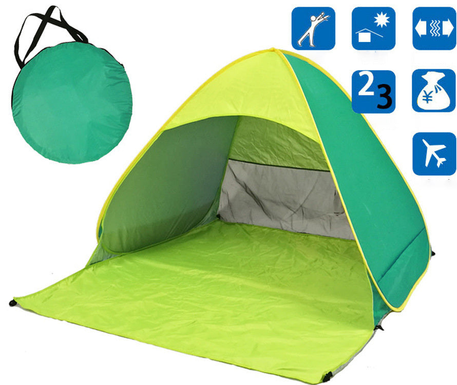 Tent Free To Build Camping Beach Sunscreen Tent Quick  Outdoor Camping Tent