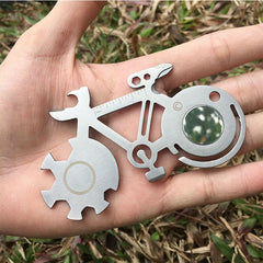 Mountain bike outdoor multi-function tool card