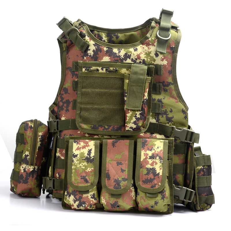 Tactical army fan camouflage training vest