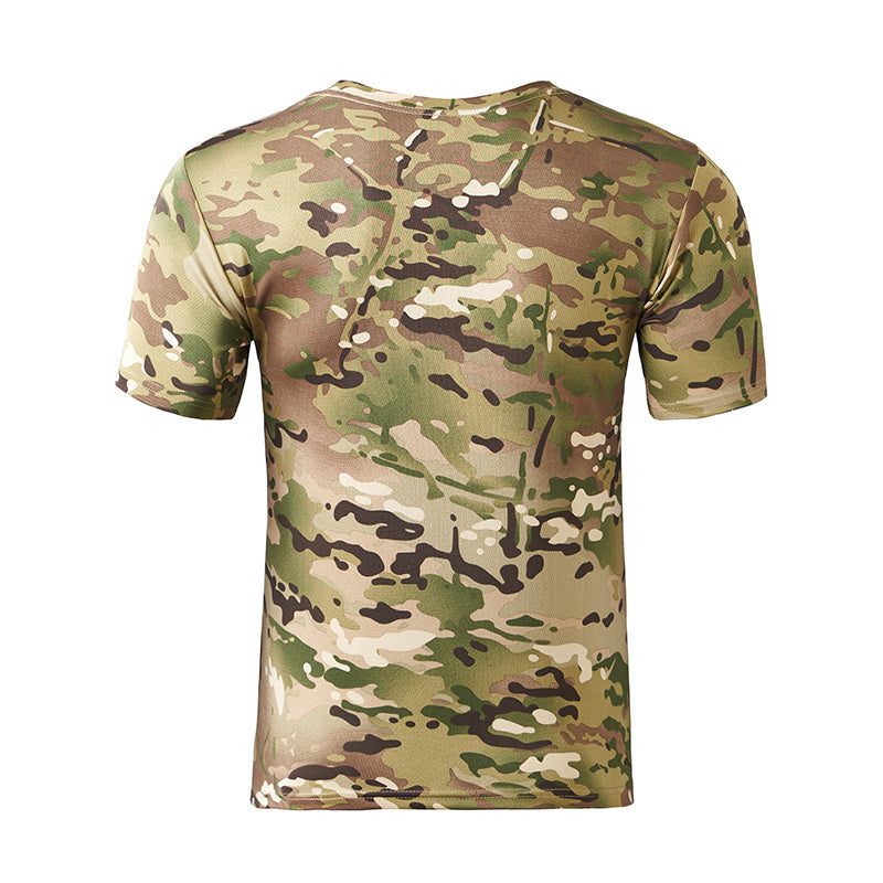 Tactical Camouflage T-shirt Outdoor T-shirt Outdoor Camouflage Short Sleeve Tactical Short Sleeve