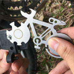 Mountain bike outdoor multi-function tool card