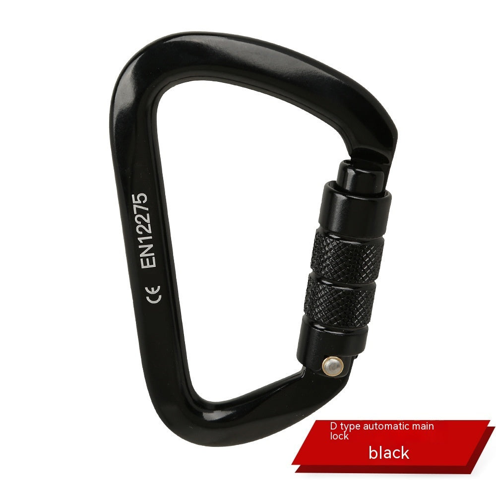 D-type Load-bearing Safety Rock Climbing Lock Mountaineering Main Lock