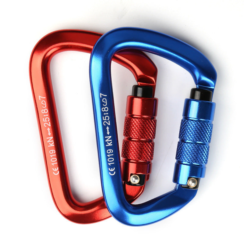 D-type Load-bearing Safety Rock Climbing Lock Mountaineering Main Lock